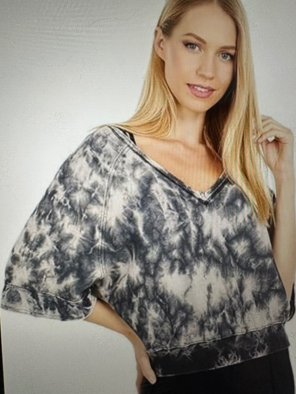 Free People Movement Squeeze Tie Dye Top. NWOT.